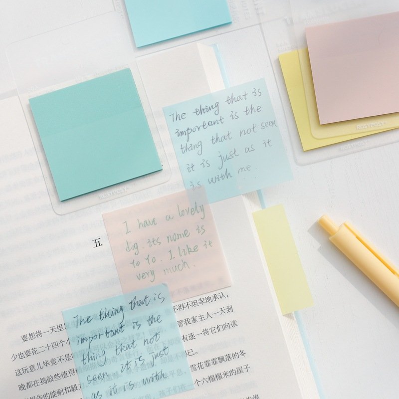 Wholesale Professional Customized Sticky Notes Memo Pad Colorful Tabbed Morandi Sticky Notes