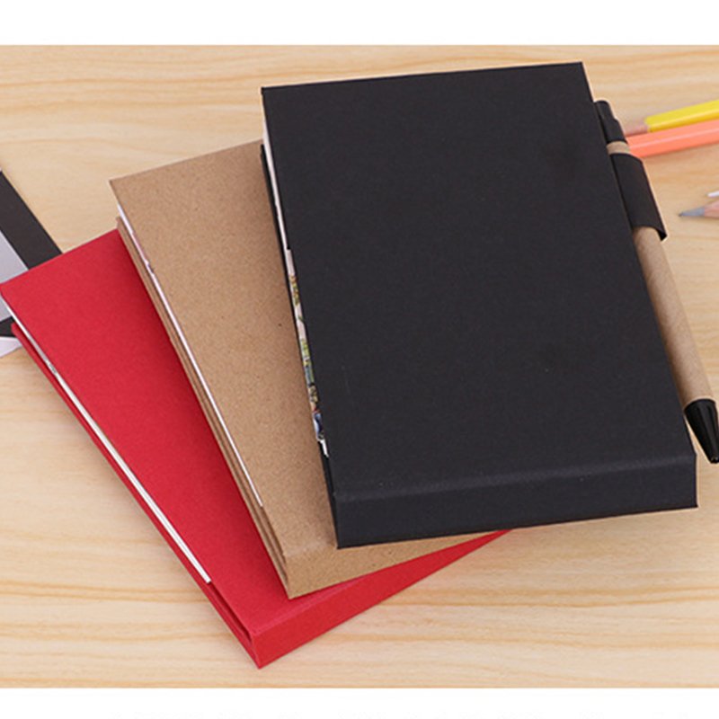 Sticky Notes Business Novelty Oem Customized Art Gsm Loose Leaf Style Paper Die Color Memo Pad With Pen Set