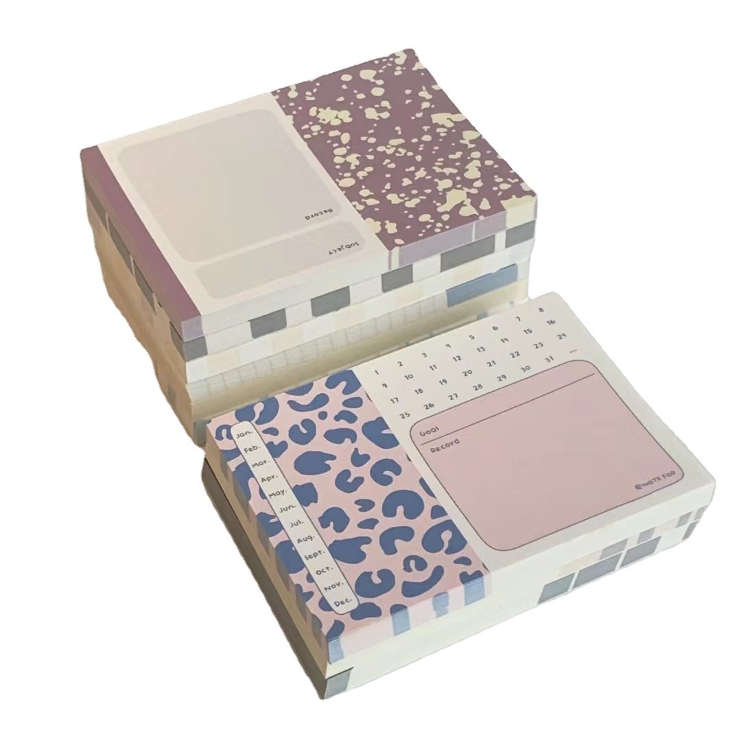 Modern Style Paper Package Box Custom Sticky Notes Note Cute Sticki With Great Price
