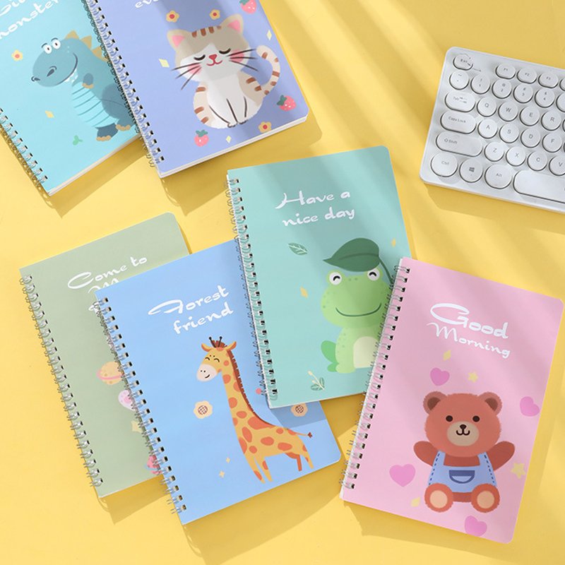 Manufacturer Hardcover Anime Note Book Diary Journal A5 Spiral Notebooks & writing pads For School Office Kids Girls Students