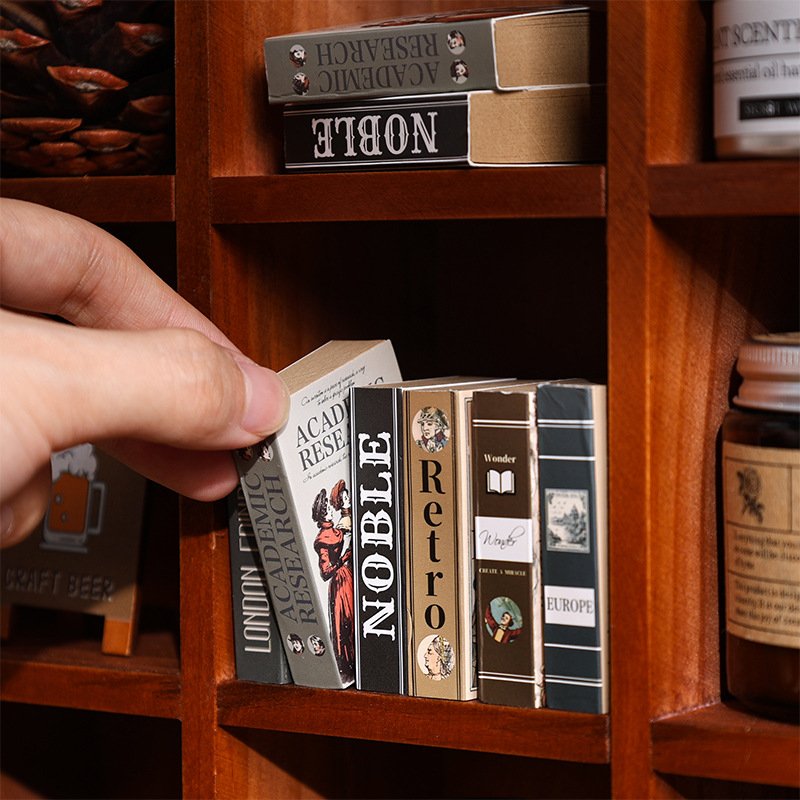 120pcs/pack Ancient charm European style note paper non-adhesive material paper retro cowhide note book handbook sticker book