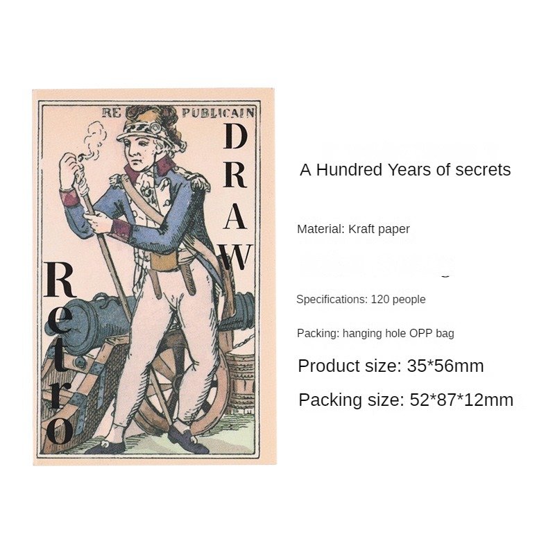 120pcs/pack Ancient charm European style note paper non-adhesive material paper retro cowhide note book handbook sticker book