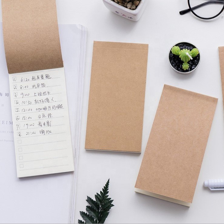 Wholesale School Supplies Custom Print Soft Cover Memo Notes Pad Student Memo Pad