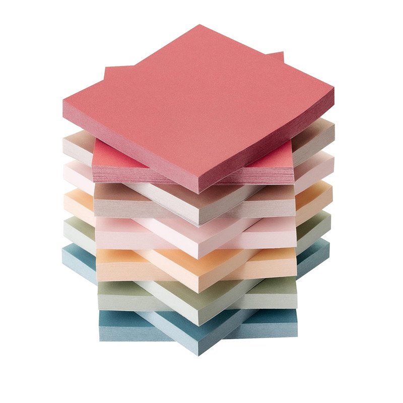 Wholesale 3x3 Inches Self-Stick Memo Pads Easy to Post Sticky Notes for Home Office Notebook