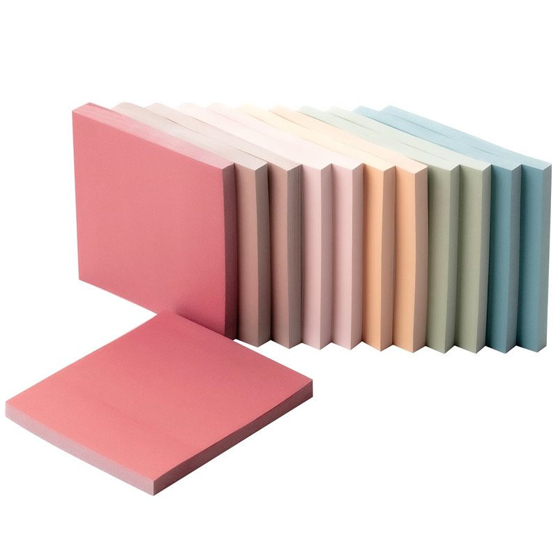 Wholesale 3x3 Inches Self-Stick Memo Pads Easy to Post Sticky Notes for Home Office Notebook