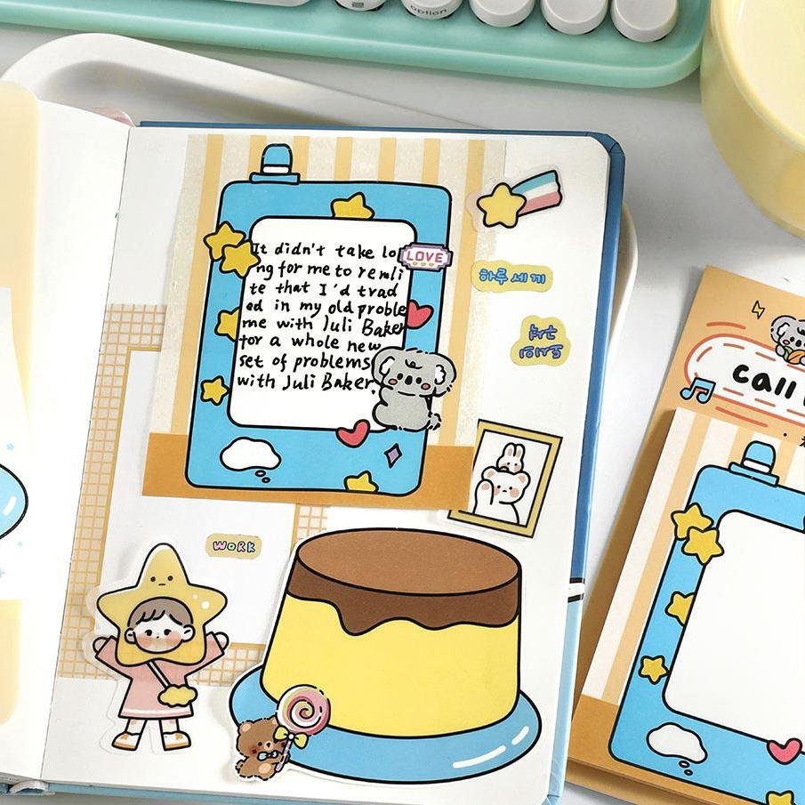 Happy Adventurer Series Sticky Memo Pad Eco-friendly N Times Decoration Message Sticker Custom Sticky Note With Logo