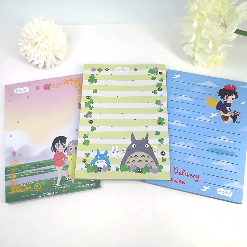Customized Multiple Design cute Cartoon Colored To Do List Sticky Notes and memo pads