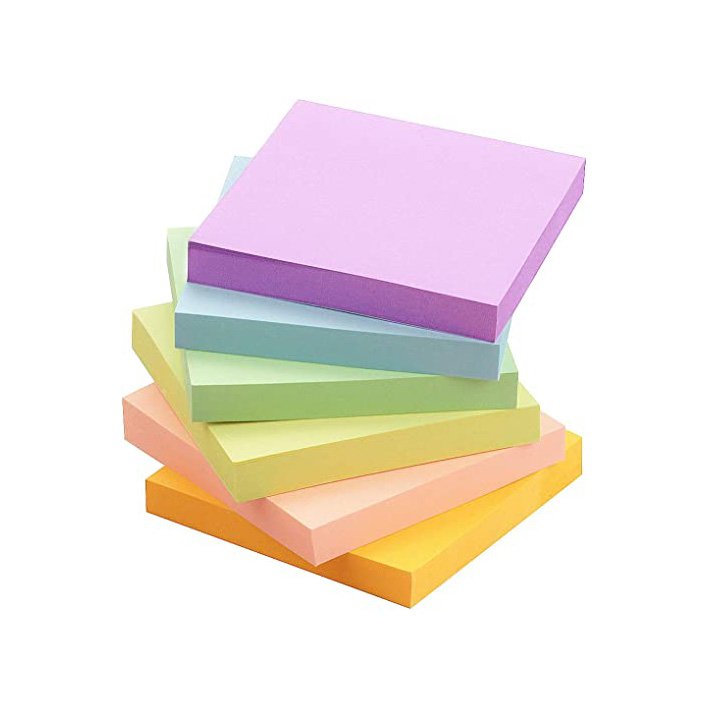 Small Self-Stick Notes Custom Easy to Post Mini Sticky Notes for Office School Home Notebook