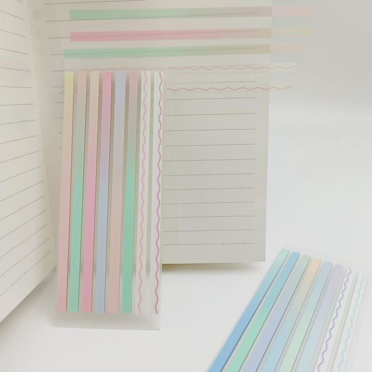 Index tabs Waterproof Cheap Coloring originality Sticky Notes Student Adhesive Slenderness index tabs stationery sticky note
