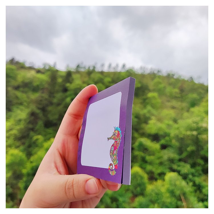 Colorful customized cute notepads trending magnets custom sticky note set notepad with pen white board