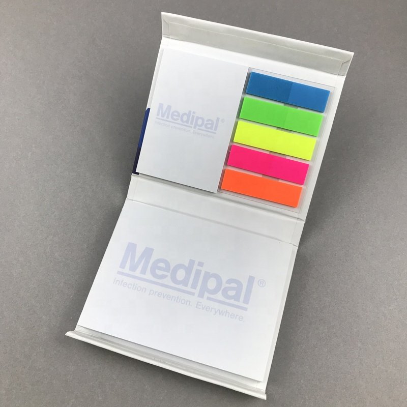 Customized Rectangular Square Notepad Booklet Converter Note Pad Mini Memo Pad Hardcover Sticky Notes Set for Students