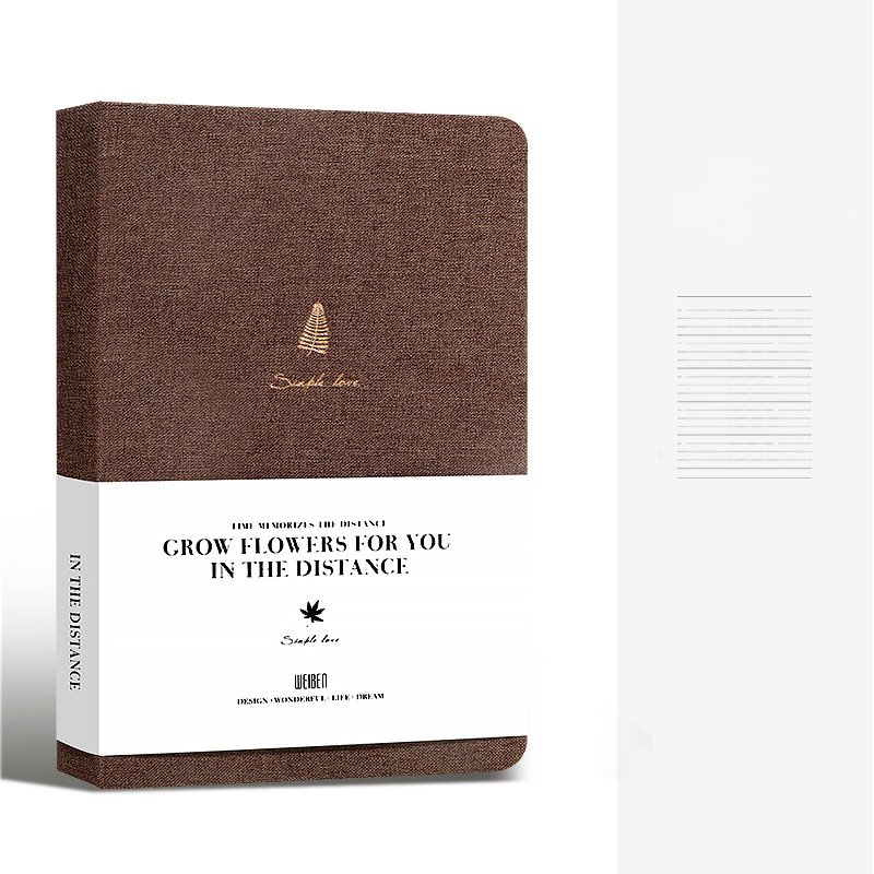 Custom A5 with Elastic Strap PU Journal Diary Notebook Printed Brand Logo Diary Note Book PU Leather Notebook