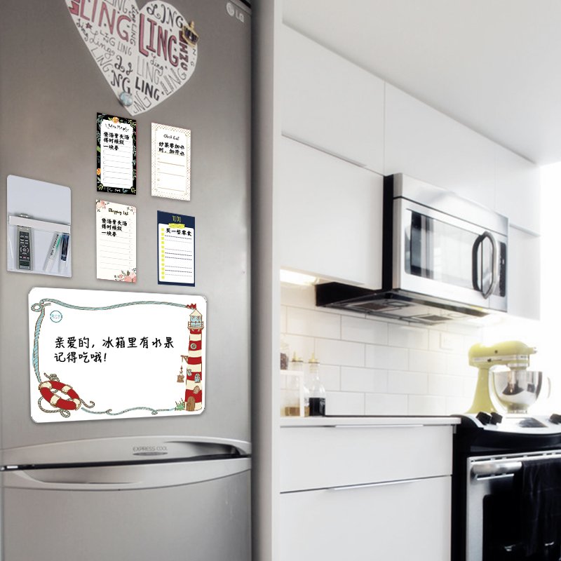 Hot Sale Fridge Magnetic Memo Pad 10 Pcs Per Set Magnetic Sticky Notes With Self-adhesive With Cheap Price