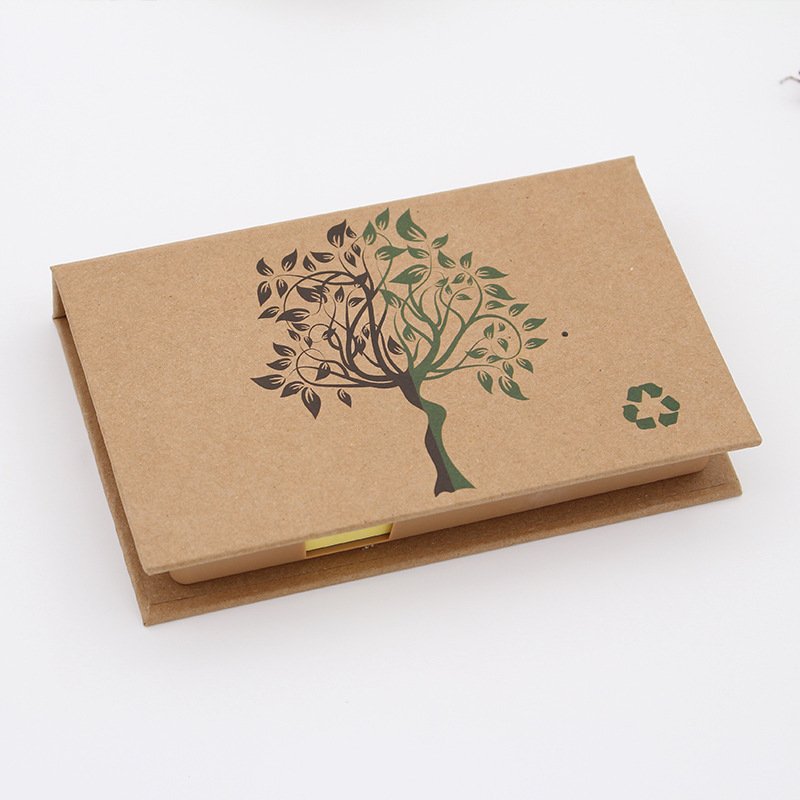 Office School Supplier Notepad Custom Logo Stationery Items Cardboard Ruler Coloured Label N Sticky note Box Set