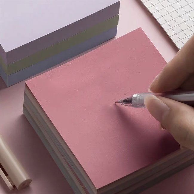 Promotional Cheap Sticky Note Self-Adhesive Magnetic Paper Loosely Bound Hardcover for School & Gift Use