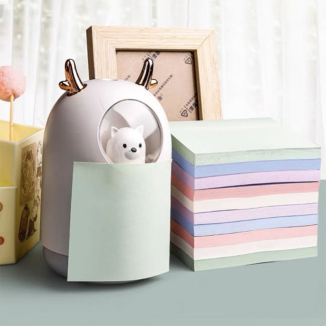 Promotional Cheap Sticky Note Self-Adhesive Magnetic Paper Loosely Bound Hardcover for School & Gift Use