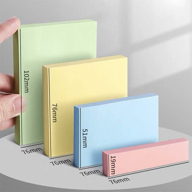Promotional Cheap Sticky Note Self-Adhesive Magnetic Paper Loosely Bound Hardcover for School & Gift Use