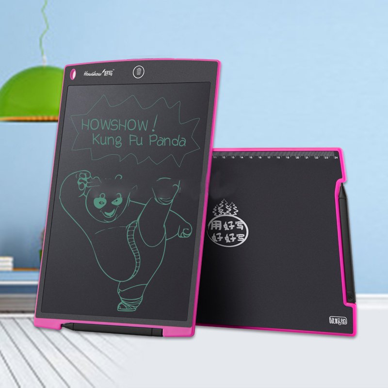 Howshow Convenient Mini Digital Notepad Memo Pad e-Writing Board 12inch Lcd Writing Tablet