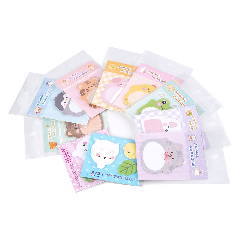 Professional Customized Stationery School Supplies Paper Stickers index Posted Sticky Note Pad Cartoon Memo Pad Sticky Notes