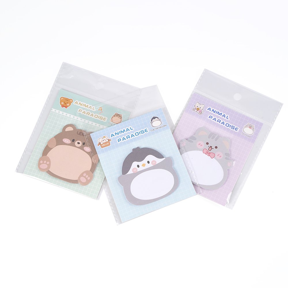 Professional Customized Stationery School Supplies Paper Stickers index Posted Sticky Note Pad Cartoon Memo Pad Sticky Notes