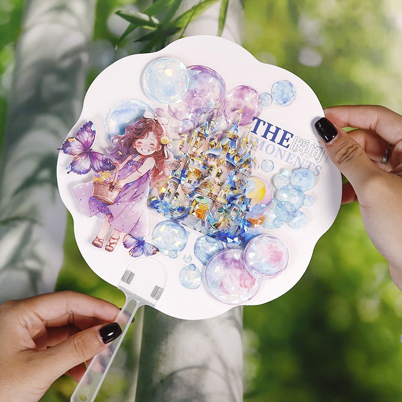 Sticker Bubble Adventure Series scrapbooking papeles Shell Light Handbook Decorative Sticker scrapbooking supplies junk journal