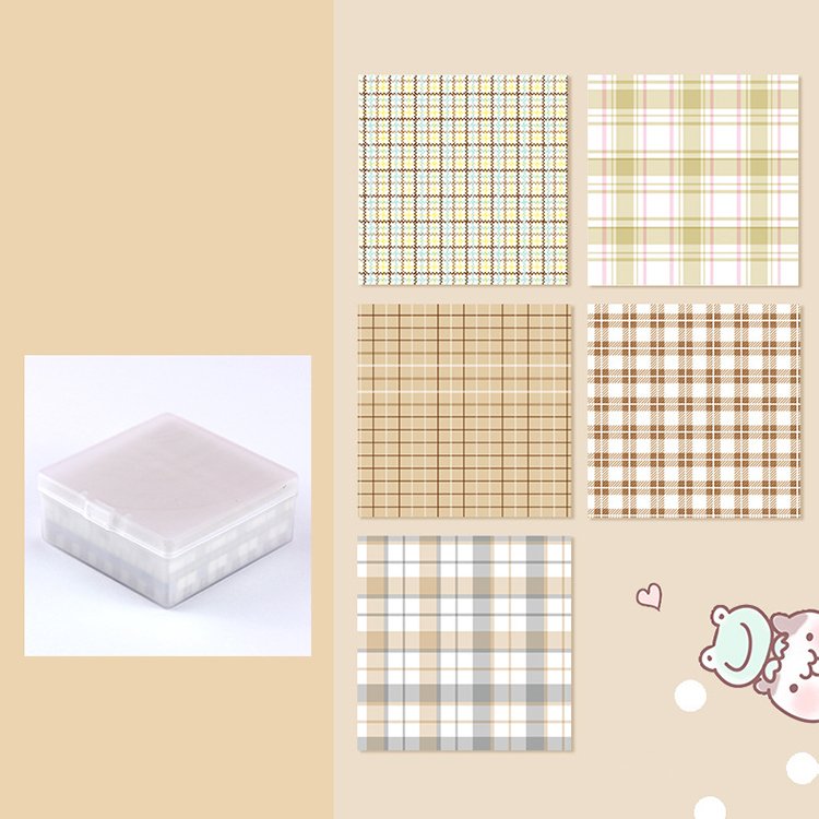 Custom Notepad Square 3X3 Inches Custom Sticky Note Pads Stationery Supplies Self-Adhesive Memo Pads With Logo
