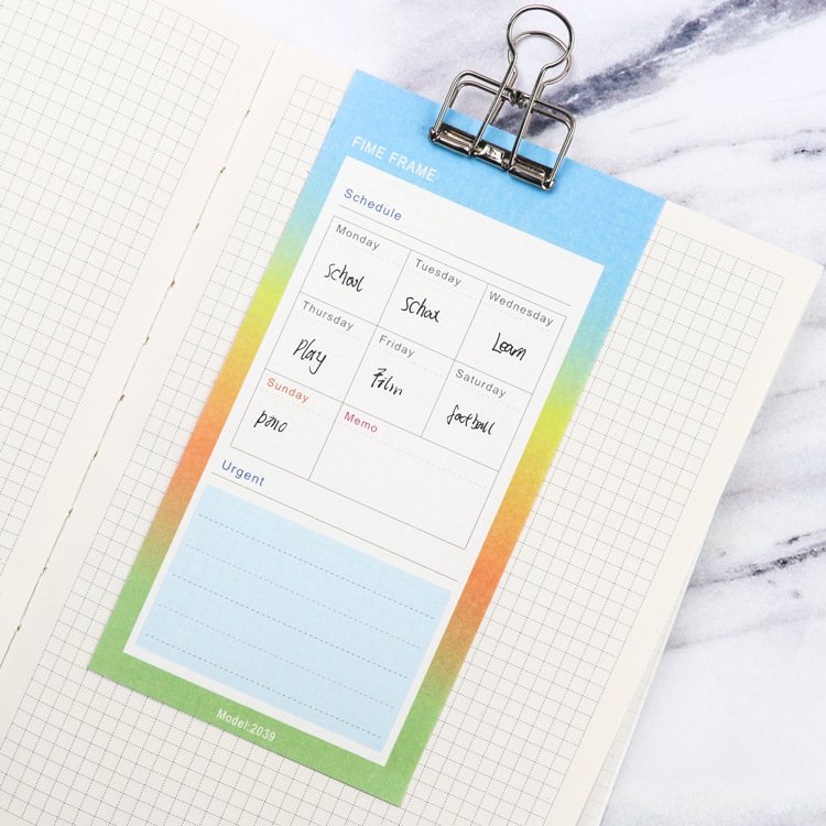 Wholesale Office Use Stationery Notebook and Memo Sticky Notes Pad Customized Style Feature memo pads kawaii