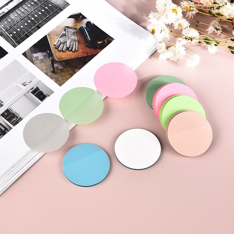 45mm Coloured Simple Hand Account Notebook Poit Stickers Wholesale Color Round Post-tNote Translucent Wind Usage for Stationery