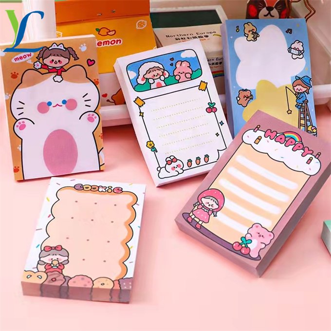 Bloc Sticky Note Box Holder Cube To Do List Cu Kpop Notes Scented Sticky Notes