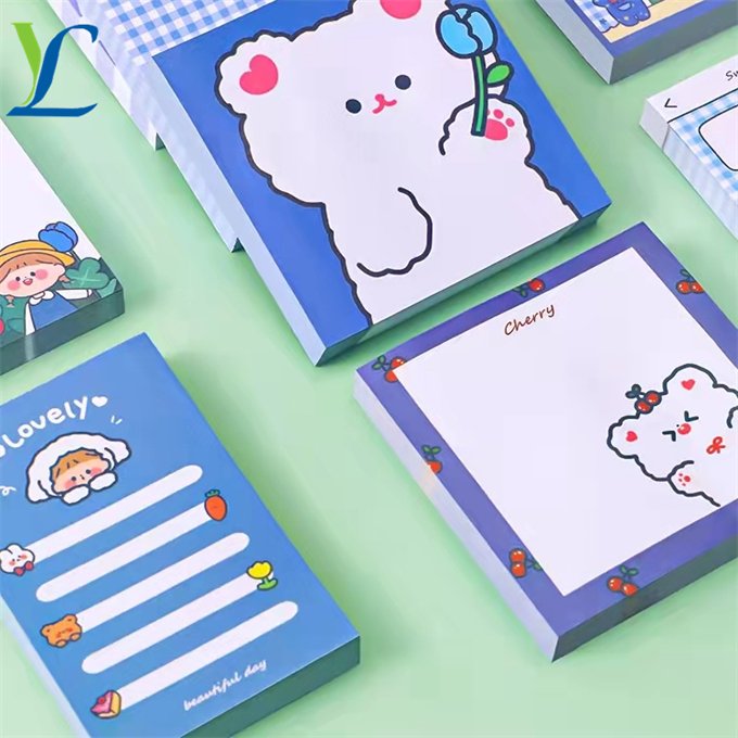 Bloc Sticky Note Box Holder Cube To Do List Cu Kpop Notes Scented Sticky Notes