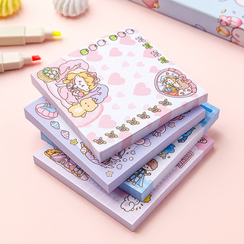 China manufacturer Small Pocket Sticky Note Various Sizes Cute Gift Girls Custom Printed Sticky Notes Memo Pad