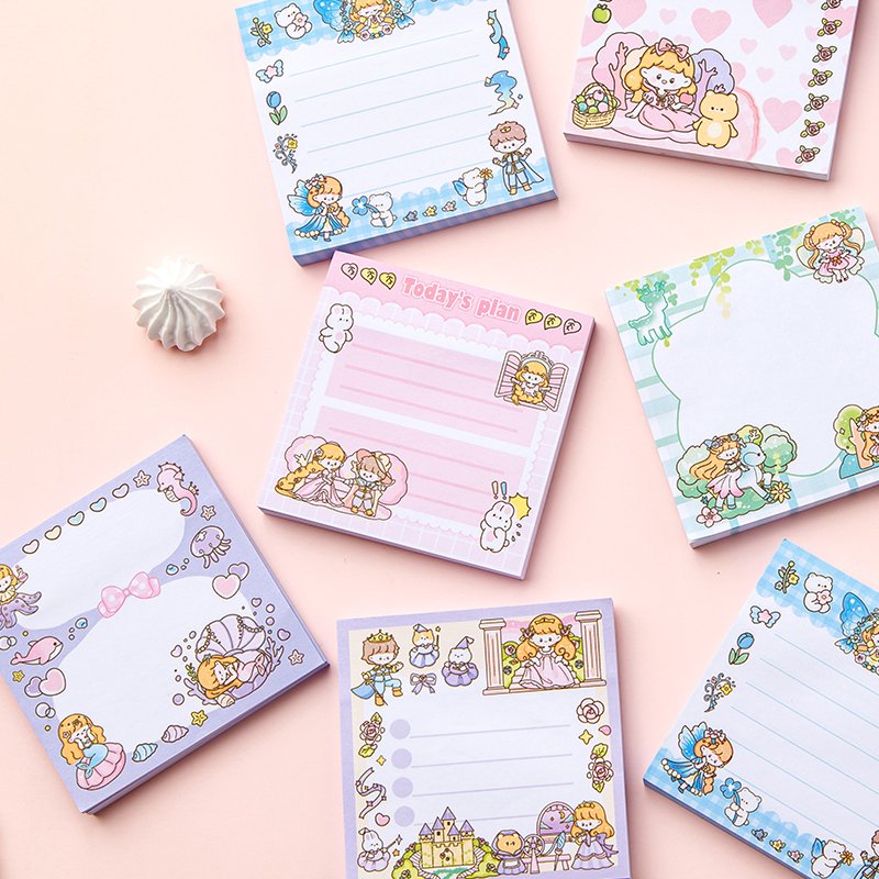 China manufacturer Small Pocket Sticky Note Various Sizes Cute Gift Girls Custom Printed Sticky Notes Memo Pad