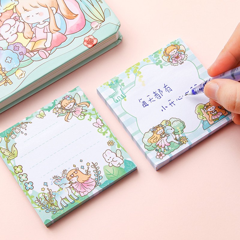 China manufacturer Small Pocket Sticky Note Various Sizes Cute Gift Girls Custom Printed Sticky Notes Memo Pad