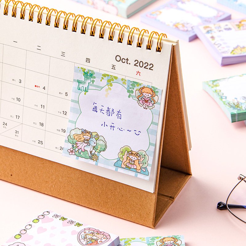 China manufacturer Small Pocket Sticky Note Various Sizes Cute Gift Girls Custom Printed Sticky Notes Memo Pad