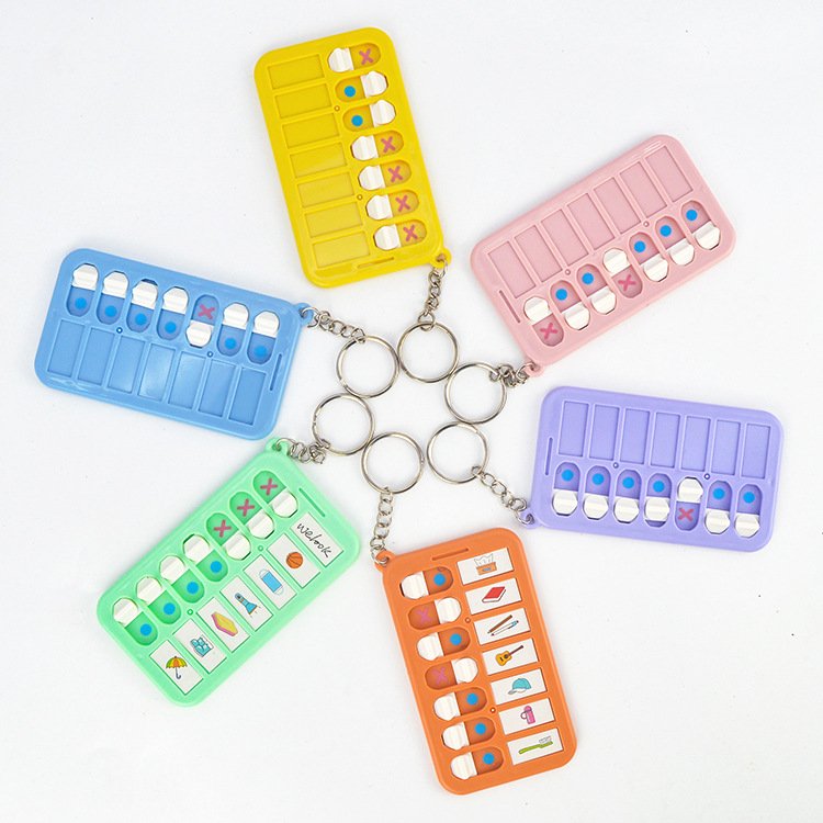 Newest Reusable Plastic Check List Kids Self-Discipline Schedule Checklist Mini Portable To Do List Notepad Checklist Board