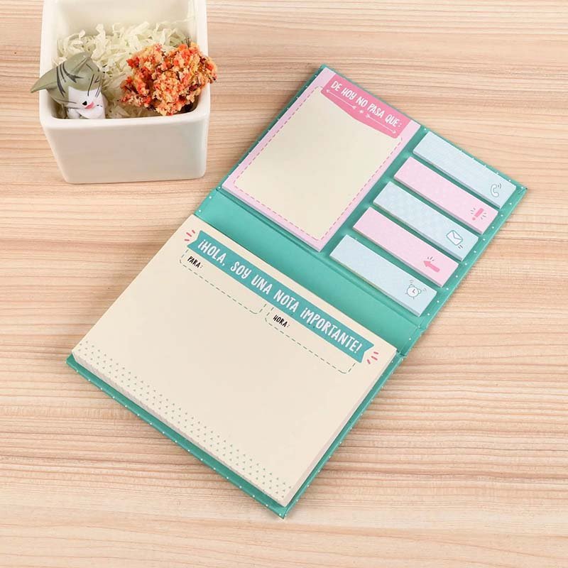 Gift Use Featuring Logo Adhesivos Customizable 50-Page Reusable Mouse pad with Self-Adhesive sticky Notepad for School Office