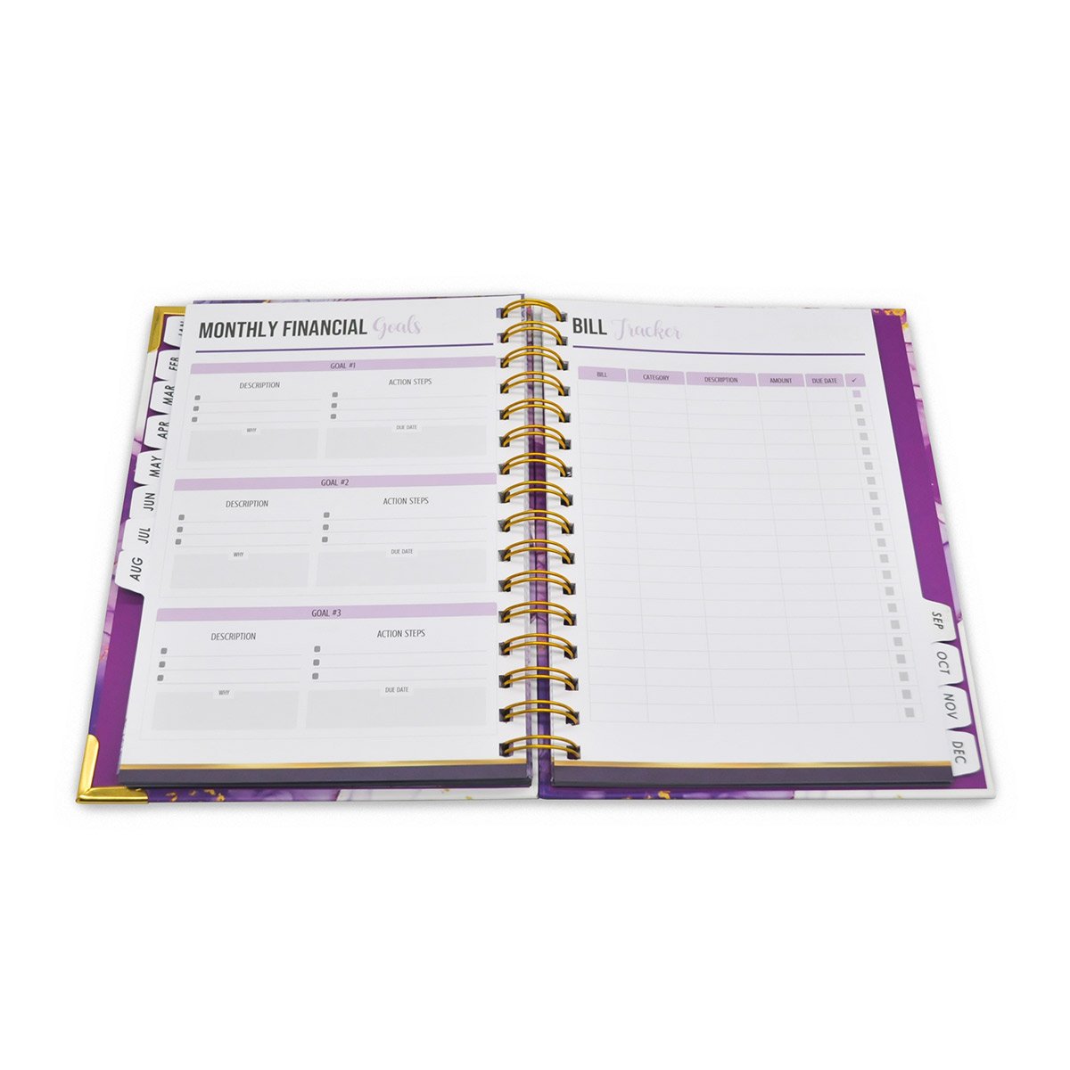 Hot Sale Film Service Hardcover Planner Printing diary journal customizable logo cover business planner with box