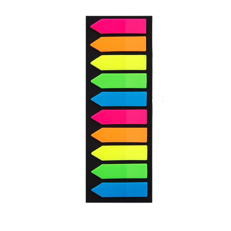 KADISI Customized office Plastic Removable bookmark school Index sticker Colorful Transparent PET Waterproof Sticky Notes