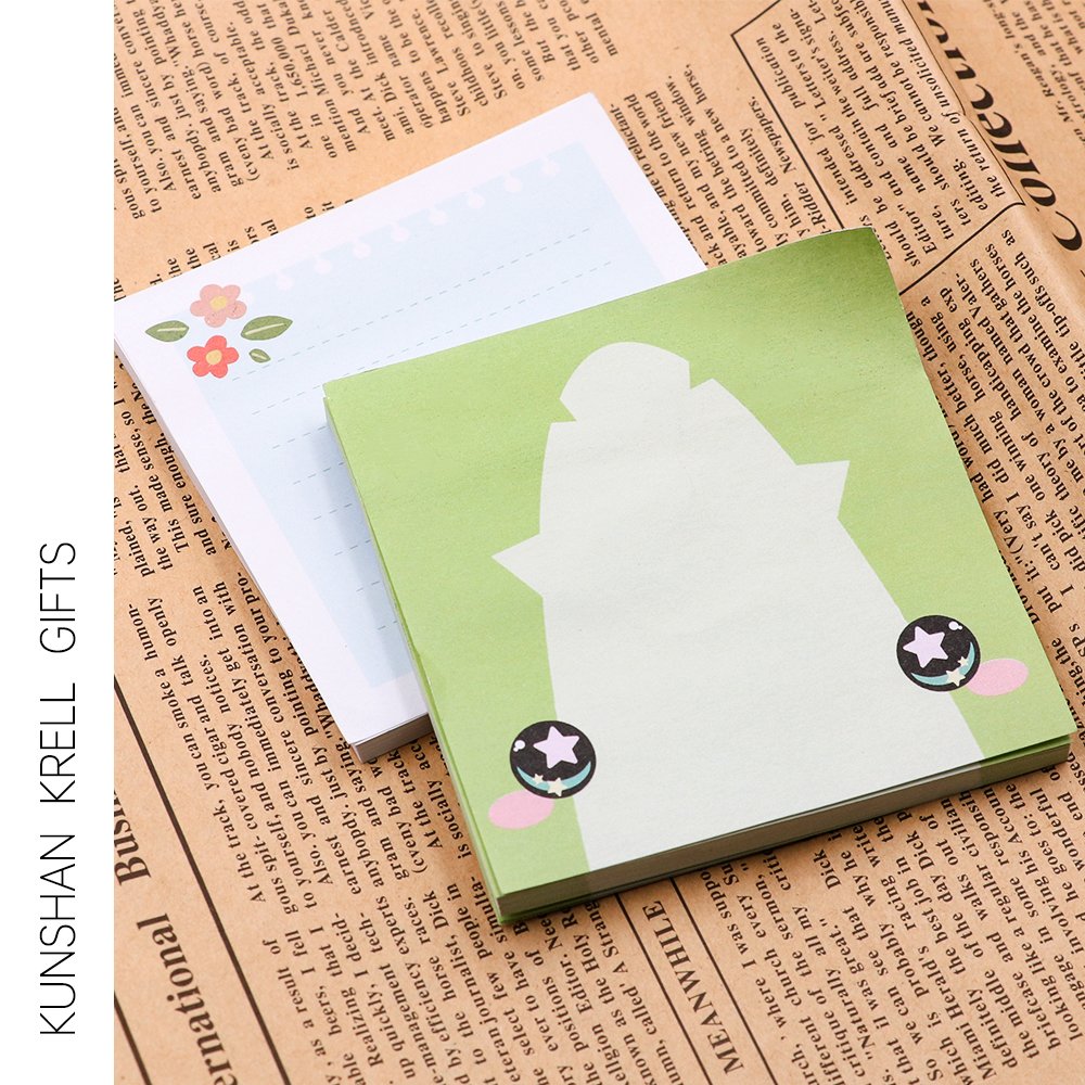 Custom Personalized stationery anime self-adhesive note pad sticky notes stationery sticky note customization