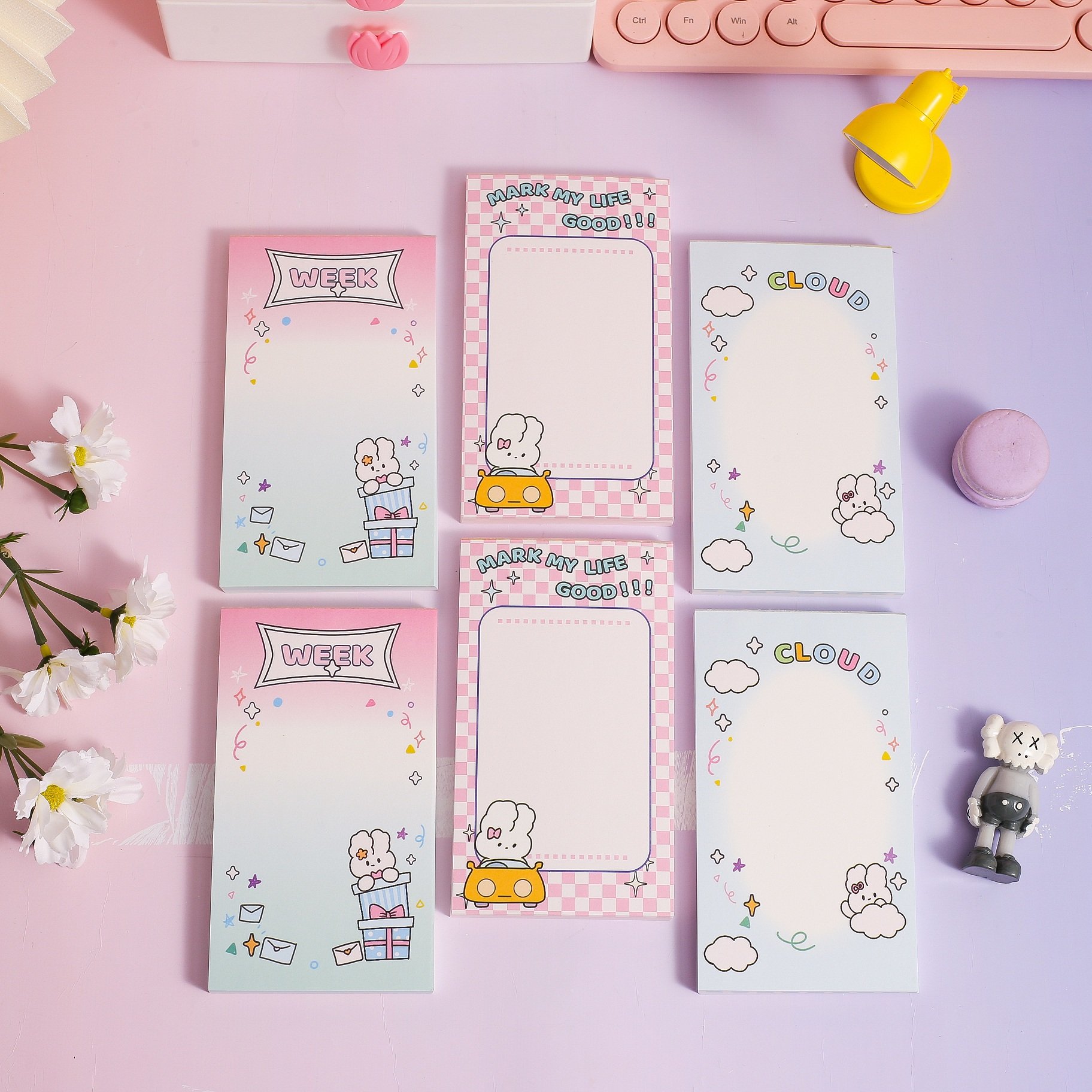 wholesale memo note pad kawaii products stationary notebook gift set