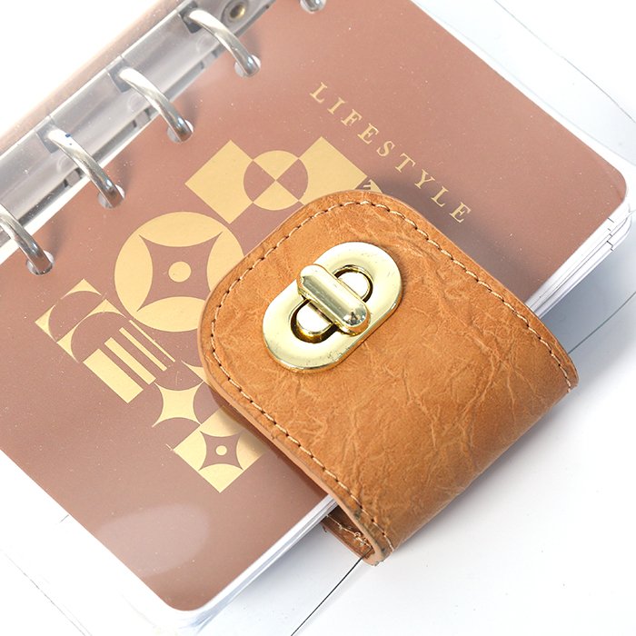 New design mini cute memo pocket notebook Custom Transplate PVC A7 loose leaf planner notebook for kids