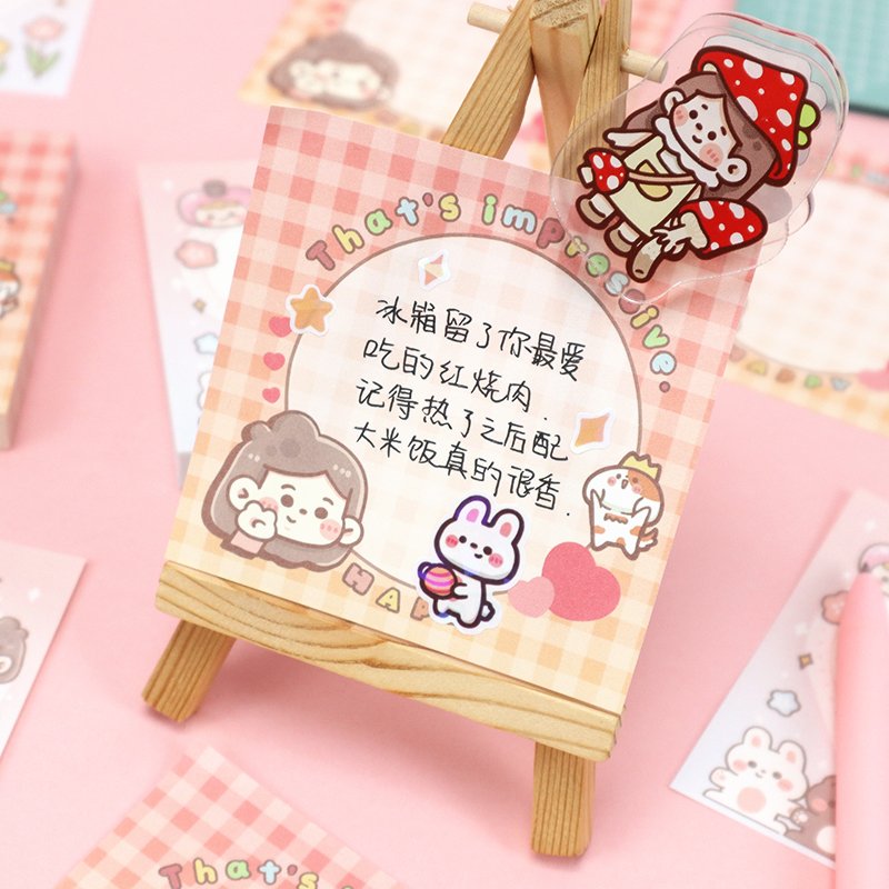 Customized sticky notes, directly supplied by the manufacturer, square for backup, N times for students to paste