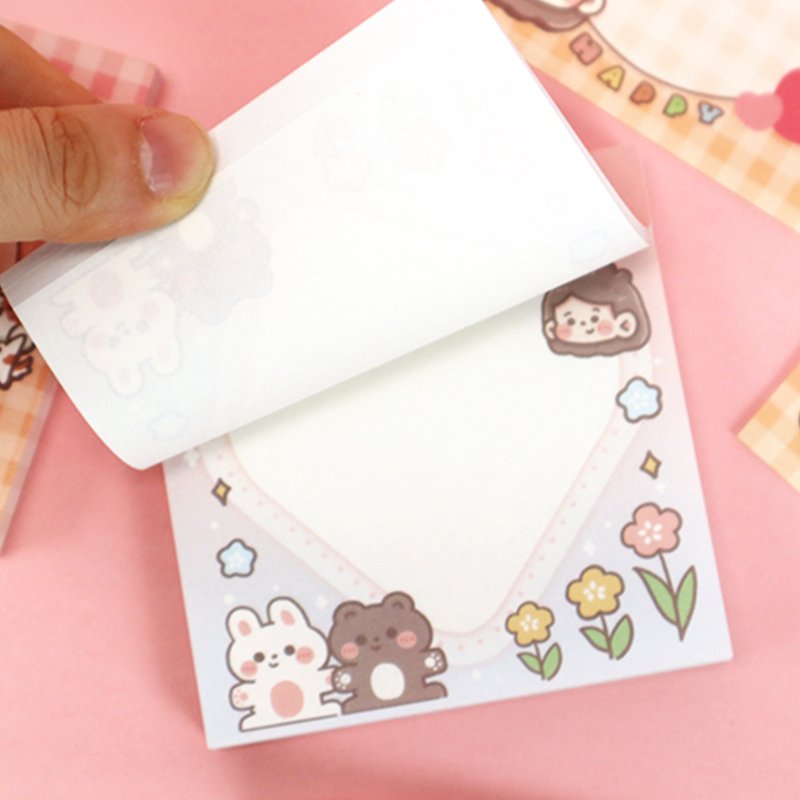 Customized sticky notes, directly supplied by the manufacturer, square for backup, N times for students to paste