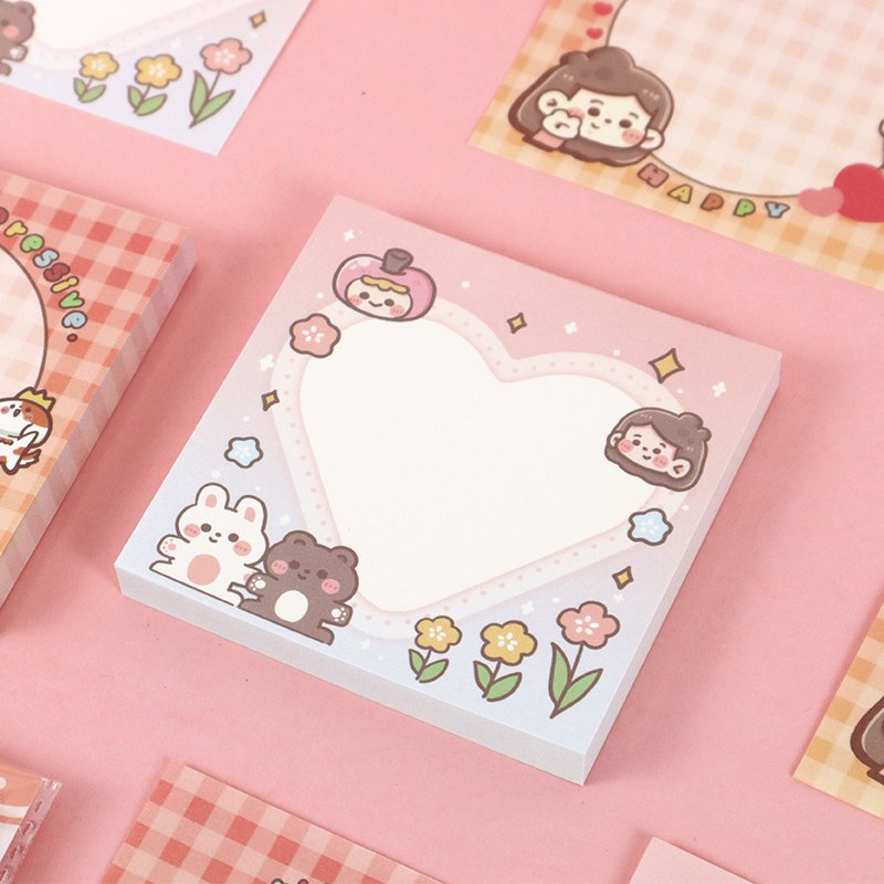 Customized sticky notes, directly supplied by the manufacturer, square for backup, N times for students to paste