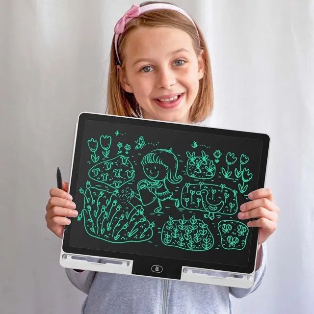 SUPERBOARD BSCI Factory 62115 Office Reminder Notes Scribbling Memo Pad Kids E Writing Pad Rewritable 16" Lcd Writing Tablet