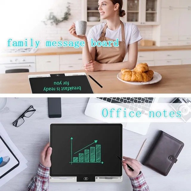 SUPERBOARD BSCI Factory 62115 Office Reminder Notes Scribbling Memo Pad Kids E Writing Pad Rewritable 16" Lcd Writing Tablet