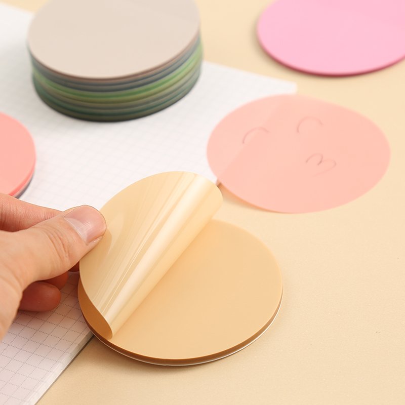 1pcs 3*3in Study Transparent Sticky Notes Small Amusing Transparent Sticky Notes for Bible study