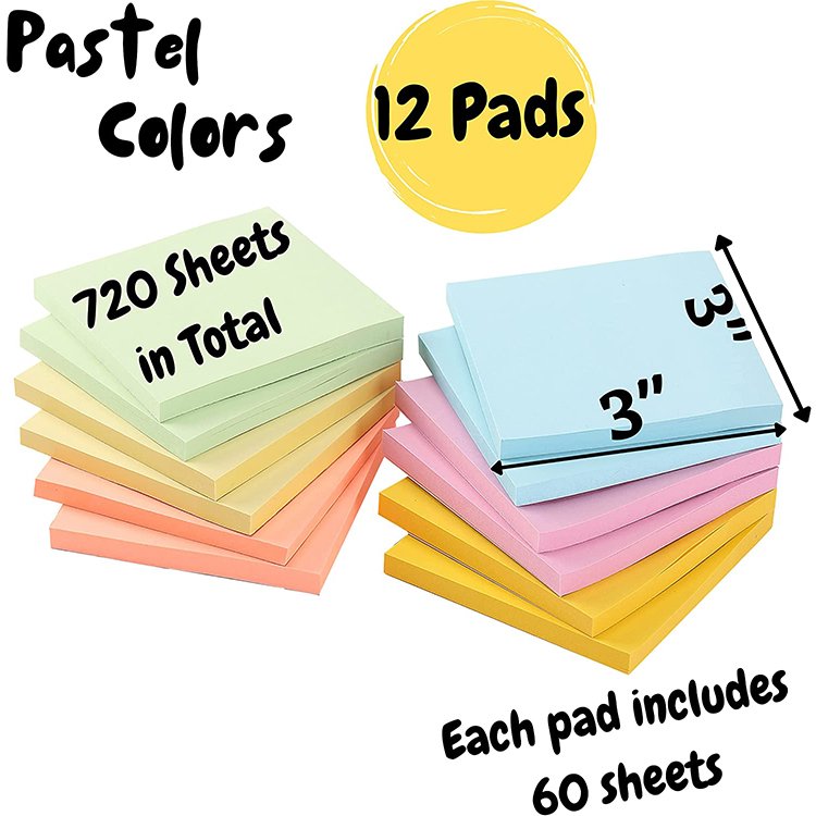Self Adhesive Eco Friendly Memo Pads Sticky Note Custom Printing Sticky Notes Kids
