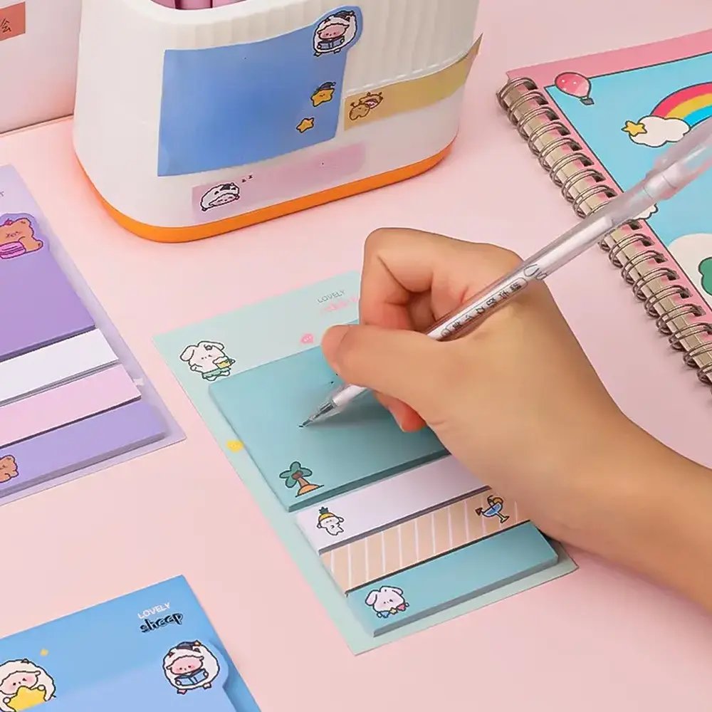 Wholesale Home Office Lovely Design Memo Pad Self Adhesive Notepad Sticky Notes