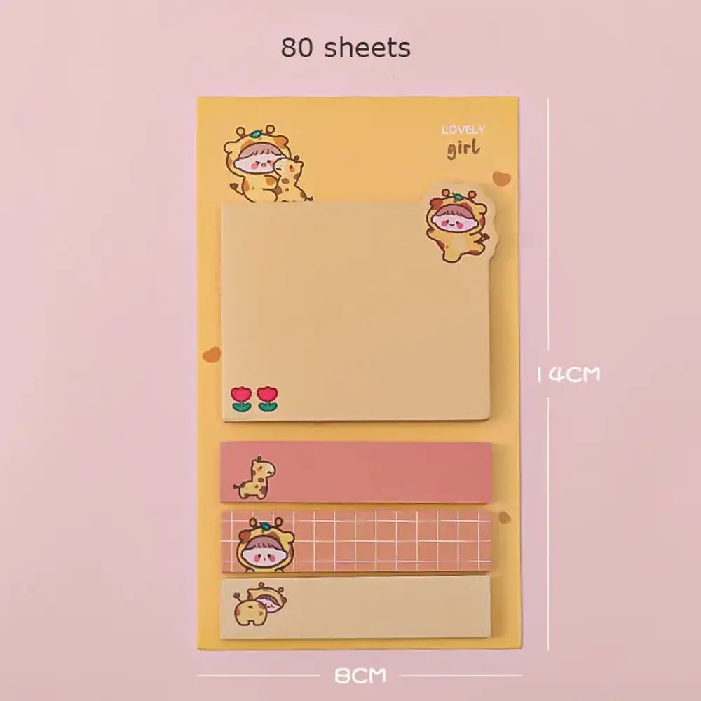 Wholesale Home Office Lovely Design Memo Pad Self Adhesive Notepad Sticky Notes